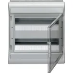 HAGER Skříň VECTOR II VE212L 24TE, průhledná dvířka, IP54 VE212L