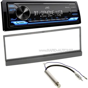 Audio Autorádio ŠKODA FABIA I. JVC KD-X382BT Bluetooth s instalační sadou
