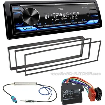 Audio Autorádio CITROEN C4 Picasso JVC KD-X382BT Bluetooth s instalační sadou