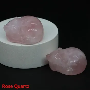 Kamenná soška kočka | bytová dekorace - Č. 3 Růženín , 10 KS