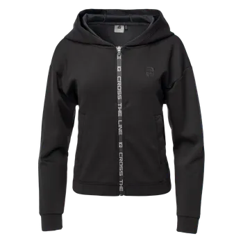Dámská mikina Dámská Mikina IQ CROSS THE LINE INET WMNS M000277640 – Černá XS