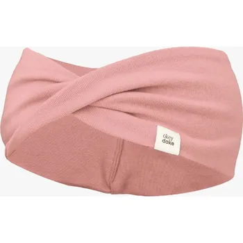 Čelenka Doke Dětská čelenka organic s křížením Old rose Velikost: Pro děti (1-11 let)