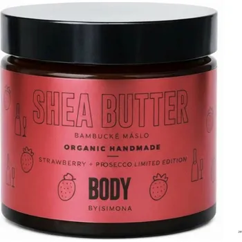 Tělové mléko Body by Simona Strawberry & Prosecco bambucké máslo 250 ml