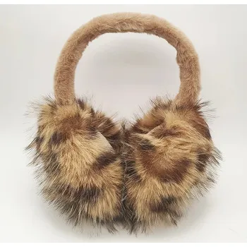 Čepice Klapky na uši leopardí vzor | ochrana uší - Leopardí oranžová