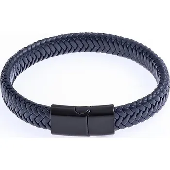 Náramek Stylový kožený rockový náramek pro muže | pánský náramek, kožený šperk - 4