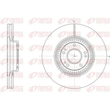 Brzdový kotouč Brzdový kotouč REMSA 62525.10