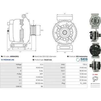 Startér Volnoběžný převod, startér AS-PL Sp. z o.o. SD0022
