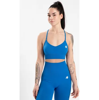 Gorilla Wear dámská sportovní podprsenka Olivia – modrá XS/S