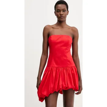 Dámské šaty Šaty Bardot 59981DB červená 33X, vel. M