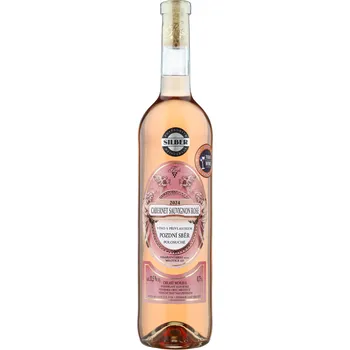 Víno Cabernet Sauvignon rosé, 2024, pozdní sběr, polosuché, Krist, 0,75l