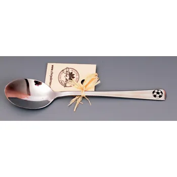 Příbor Nerezová lžička 13,5 cm - Fotbalový míč