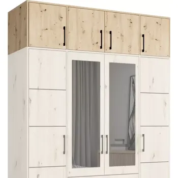 Šatní skříň Nástavec pro skříň BELLA 200