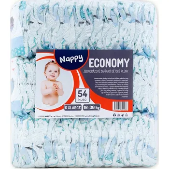 Dětské zboží NAPPY Economy 6 XLarge 16-30kg, 54ks