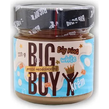 Přepuštěné máslo Big king white 220g krém s lískovými ořechy a mlékem