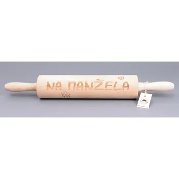 Váleček na těsto Dřevěný váleček - na manžela