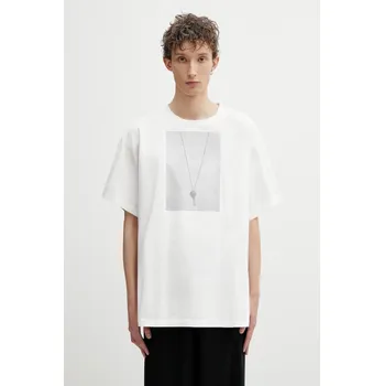 Pánské tričko Bavlněné tričko MM6 Maison Margiela SH0GC0068.M20050 bílá 00X, vel. S