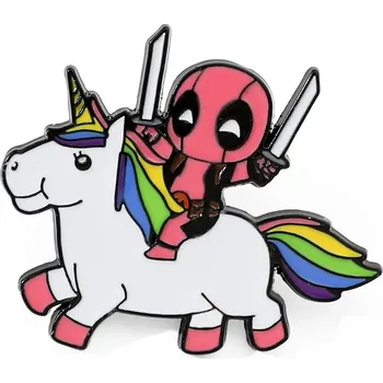 Deadpool wolverine kovový odznak | pin - Brož Pin-361187