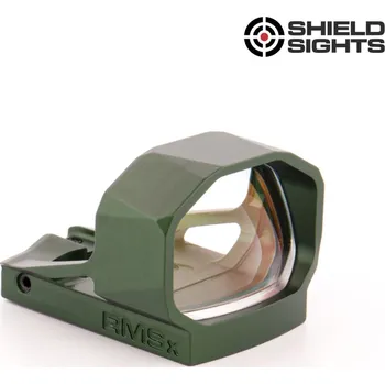 Kolimátor Shield Sights GBR Kolimátor Shield Reflex Mini Sight XL (RMSX) GLASS edition 4MOA Dot (3.25MOA) BRITISH RACING GREEN