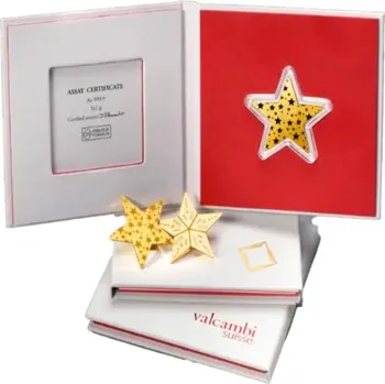 Sběratelství Zlatý slitek Valcambi Combibar 5*1 g-třpytivá hvězda