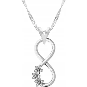 Náhrdelník Stříbrný náhrdelník s nekonečnem Infinity STŘÍBRO 925