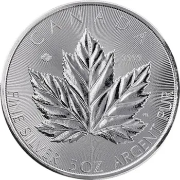 Stříbrná mince Maple Leaf 5Oz r.2026