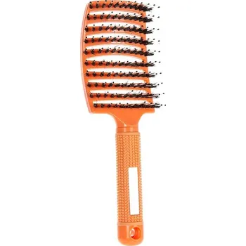 kartáč na vlasy Rozčesávací kartáč s masáží | hřeben 1 ks - Vše oranžové
