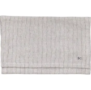 ubrus Bastion Collections BĚHOUN NA STŮL Natural w Stripe Blue, 50x160cm b470090