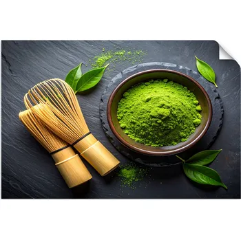 Fototapeta Samolepicí samolepicí do kuchyně restaurace Matcha Čaj 150x100