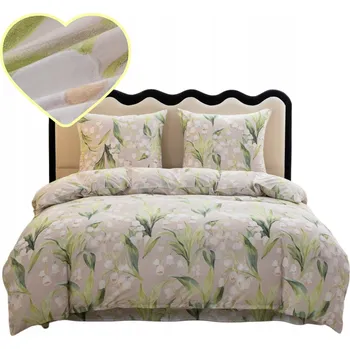 Povlečení Povlečení 160x200 BAVLNĚNÝ SATÉN KONVALINKY