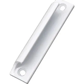 Nábytkové kování Dveřní madlo hliníkové | nábytková úchytka - Bílý