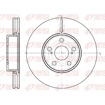 Brzdový kotouč Brzdový kotouč REMSA 6887.10