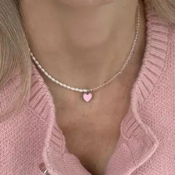 Náhrdelník Jemný boho náhrdelník srdce | dámský šperk - N0526-5
