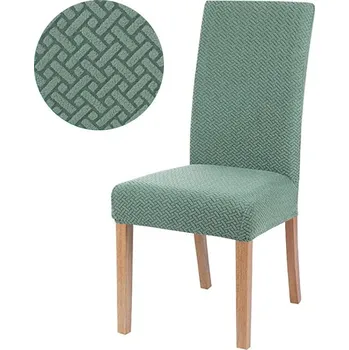 Potah na židli Elastický napínací potah židle univerzální | bytové doplňky - spandex-Matcha , 1 kus