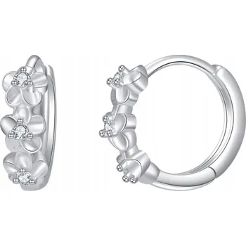 Náušnice STŘÍBRNÉ NÁUŠNICE KVĚTINKY PRO DÍVKU 925