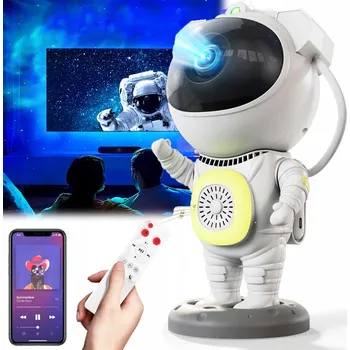 IP kamera Noční lampa pro astronauta se 7 barvami a hvězdným projektorem na zeď a strop
