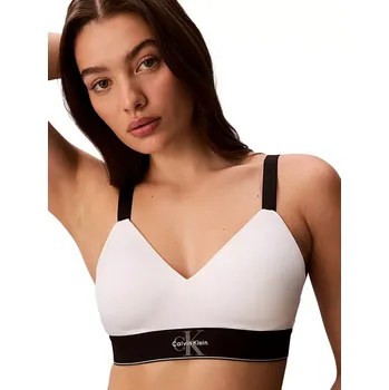 Dámské spodní prádlo Dámská podprsenka Calvin Klein QF8877 bílá velikost M