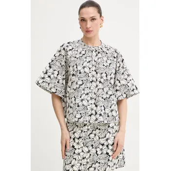 Bavlněná halenka Weekend Max Mara QUAGLIA 2615111162600 bílá 00X, vel. 40