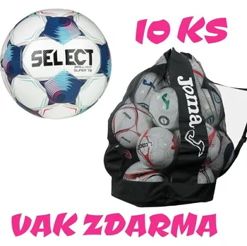 Fotbal 10 x Fotbalový míč Select FB Brillant Super FB +vak na míče JOMA