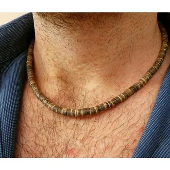Náhrdelník Pánský korálkový náhrdelník | šperk - A9