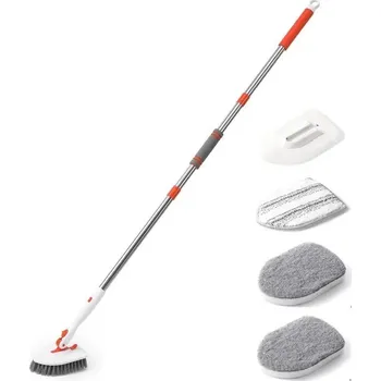 WC štětka Teleskopický kartáč do koupelny wc | čisticí kartáč, kartáč na tyči - 0003