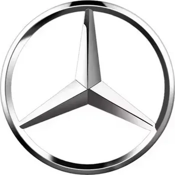 Znak automobilu Mercedes emblém chrom 52mm + 16PIN