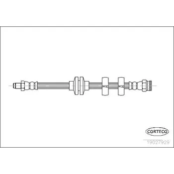 Brzdová hadice Brzdová hadice CORTECO 19027929