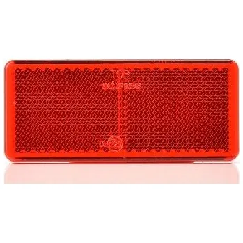 Červená obdélníková odrazka zadní UP96x42 samolepící