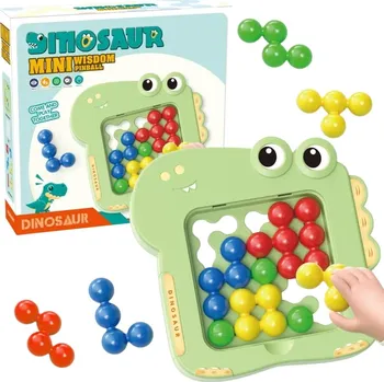 Hlavolam Desková hra LOGICKÁ SKLÁDAČKA kuličky