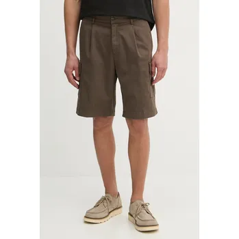 Pánské kraťasy Kraťasy Aeronautica Militare BE0287UCT04331 hnědá 88X, vel. 48