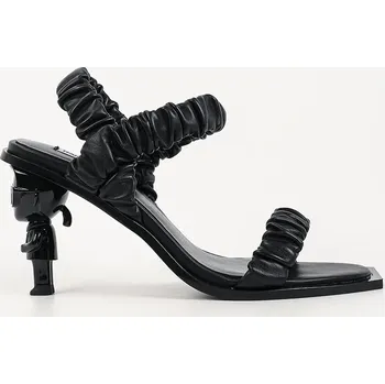 Dámské sandále Kožené sandály Karl Lagerfeld Karl Nft Heel KL39116.00X černá 99X, EUR 38