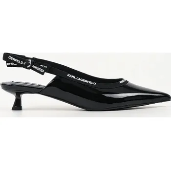 Dámské lodičky Kožené lodičky Karl Lagerfeld Pasha KL30109R.1BP černá 99X, EUR 36