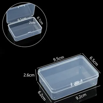 Úložný box Mini transparentní plastový úložný box | plastová krabička - 9,5 °C