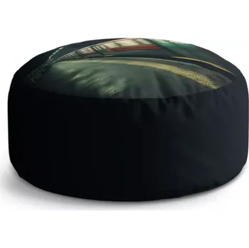 Taburet Sablio Taburet Circle Metro v tmavé stanici: 38x48 cm