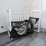 Sablio Mikroplyšové povlečení do dětské postýlky Zaklínač Šedý abstrakt - 120x90 / 40x60